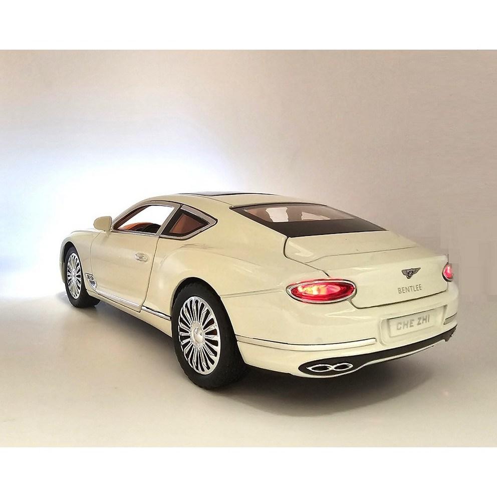 Bentley Continental Coupé 1:Diecast Modellauto im Maßstab 1:24 - Weiß