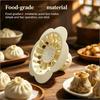 Macchina per Panini e Ravioli a Forma di Fiore Cinese Baozi Panini al Vapore Stampo Semplice Fai-da-te Facile da Staccare Macchina per Ravioli a Fiore