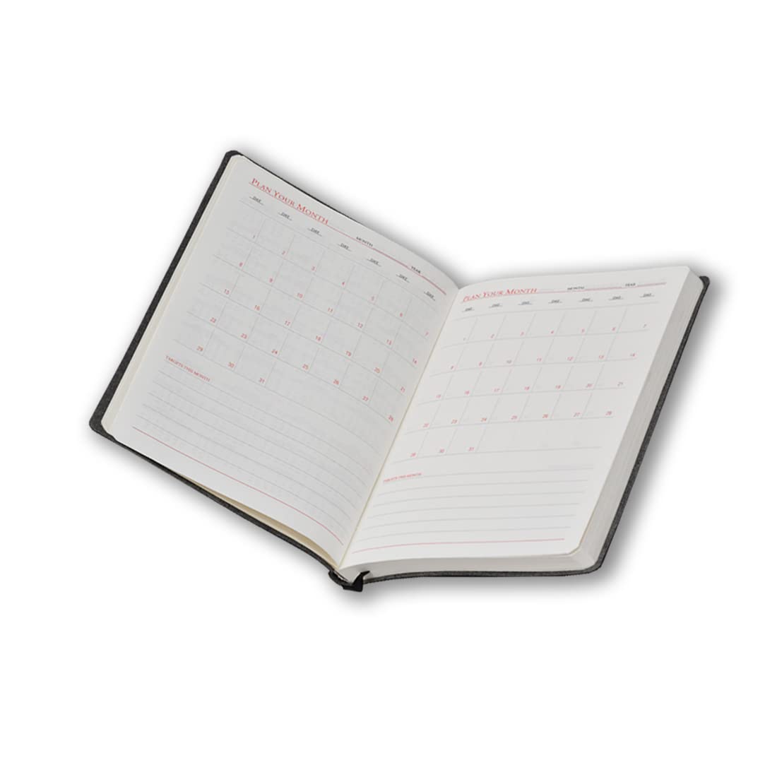 COI Black A5 Faux Leather Vintage Organiser Business Diary 5