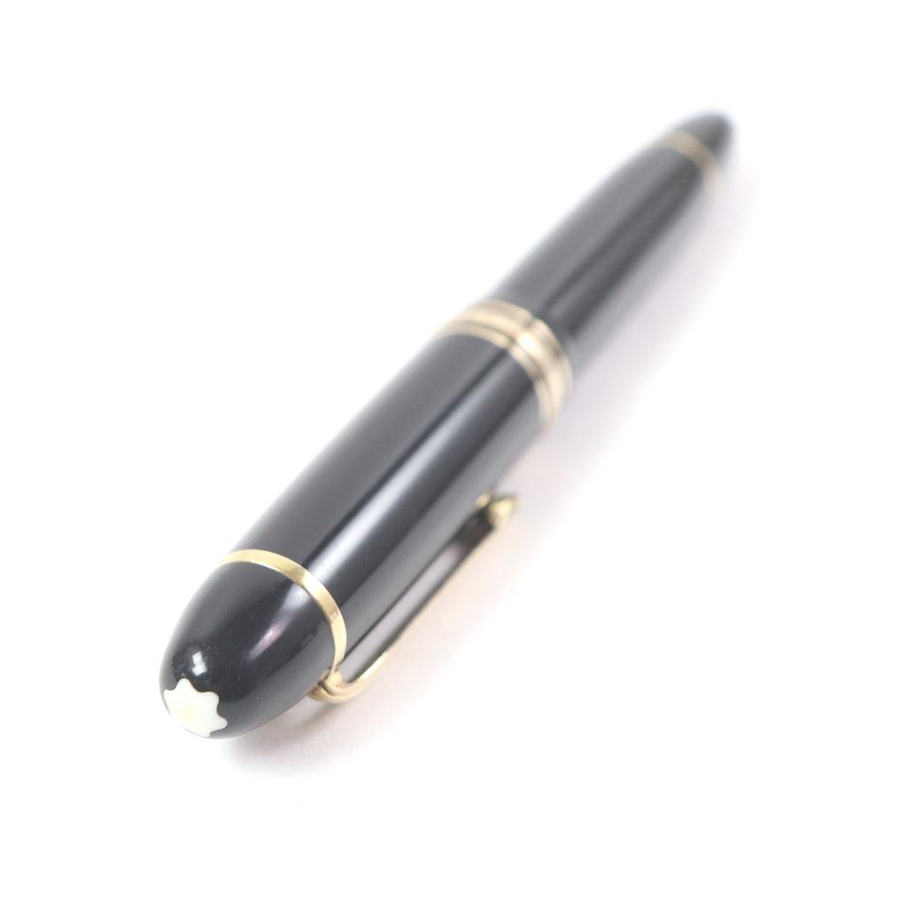 Very Good MONTBLANC fountain pen 149 Meisterstck Cap type Black gold 14C mens Used