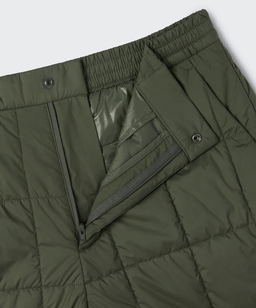 MUSINSA STANDARD Square Quilted Regular Fit Padded Pants [Khaki]