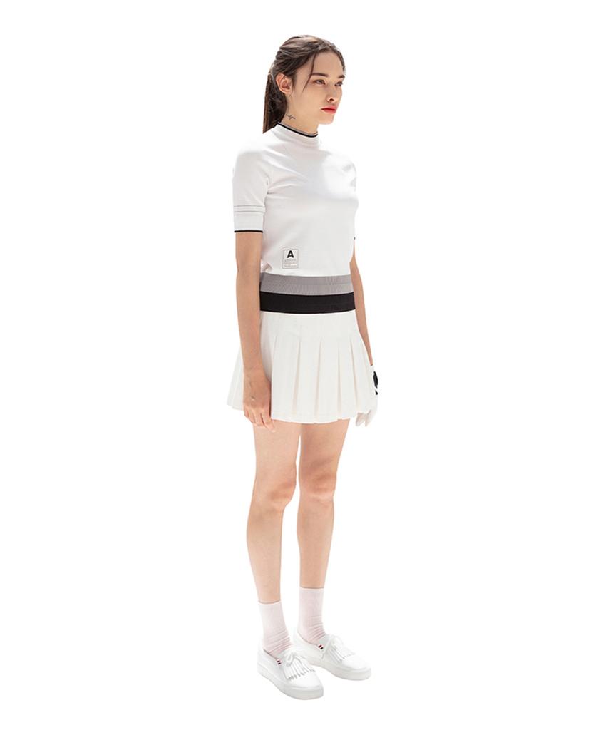 AVEN Field Round Knit White