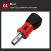 1PC Ratchet Screwdriver Bit Holder - 1/4-inch Hexagonal Ratchet Handle Maintenance Tool for Automotive Electronics