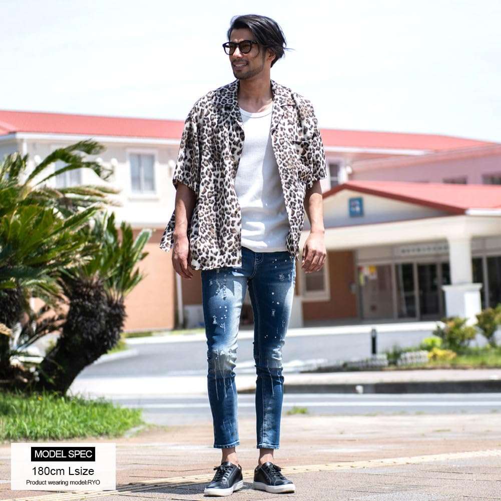 SILVER BULLET CavariA Herren Unisex Skinny Denim Hose mit Used-Look und Stretchanteil, CANG24-53 (Größe 48 (XL), blau)