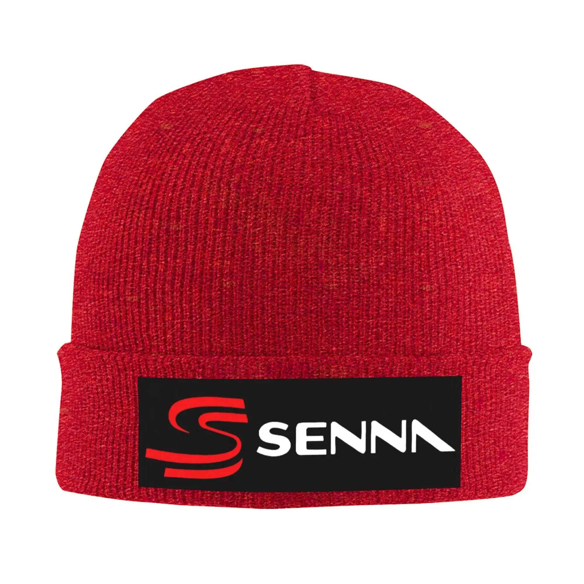 

Custom SSennaes Sport Racing Car Beanie Cap Unisex Winter Warm Bonnet Homme Knitted Hat Skullies Beanies Caps For Unisex Women One Size