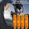 1-4 szt. Odblaski na szprychy rowerowe MTB Rower szosowy Ostrzegawcze Odblaski na szprychy Światła Bezpieczeństwa Światła na obręcz koła rowerowego Akcesoria rowerowe