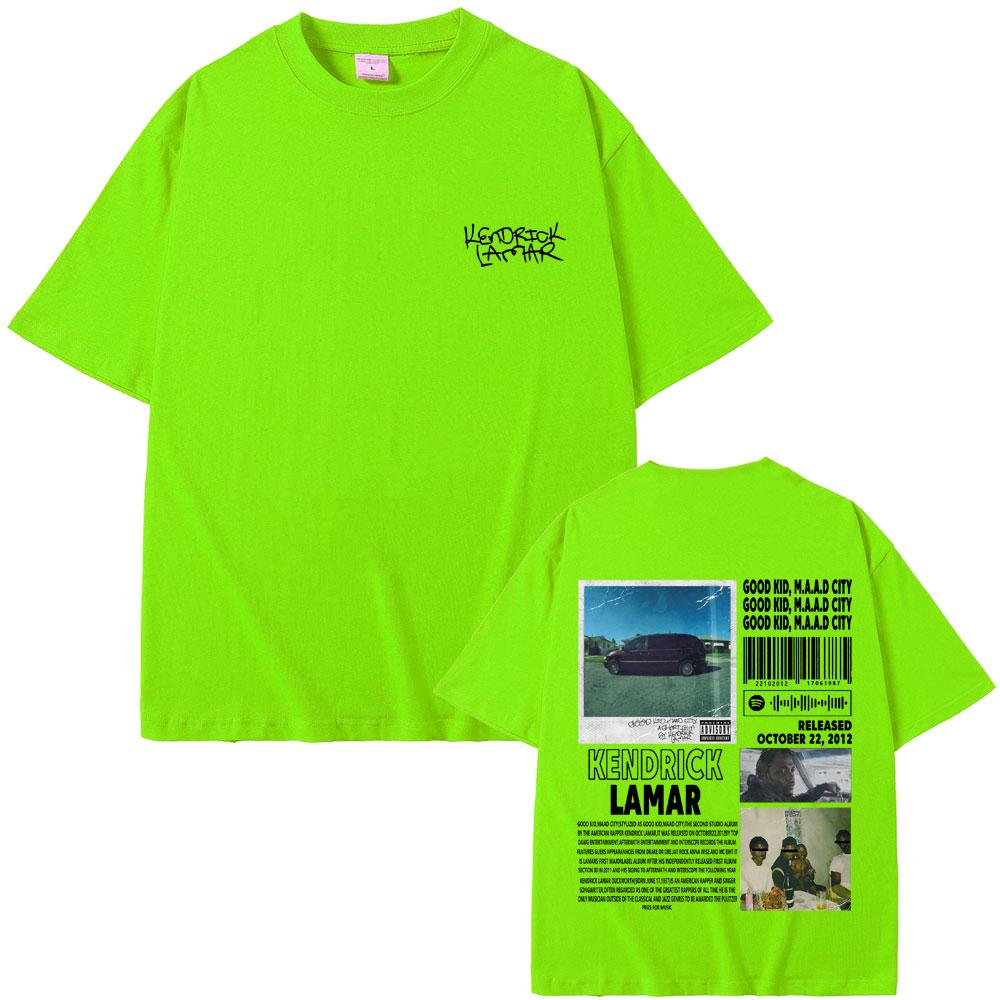 

Футболка рэпера Кендрика Ламара Good Kid Money Trees Мужская хип-хоп винтажная оверсайз футболка с коротким рукавом Мужская модная трендовая футболка 4XL