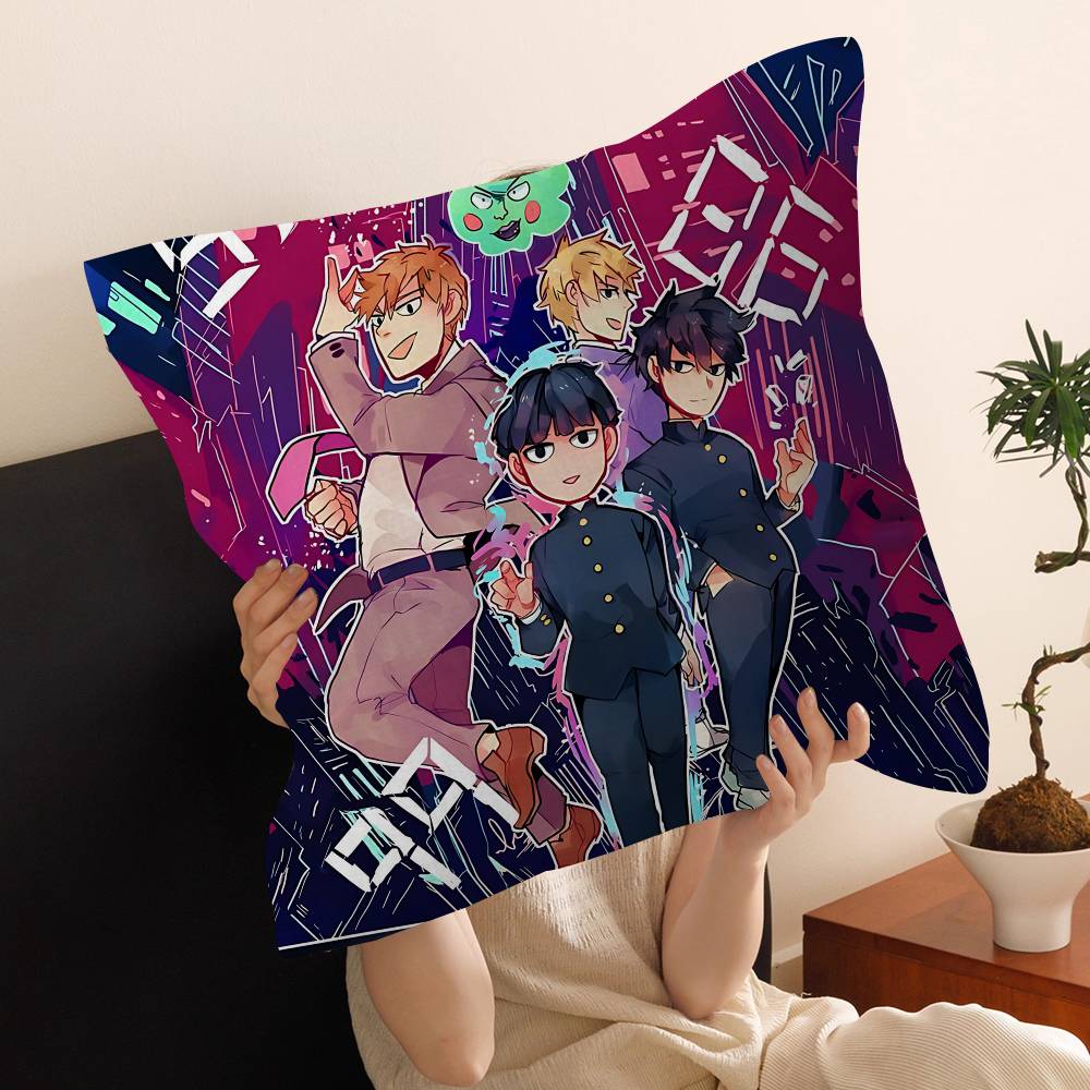 Anime Mob Psycho 100 Pillow Anime Pillow Sofa Bed Head Pillow Cover Cushion Cover 45X45 Cm Fashion