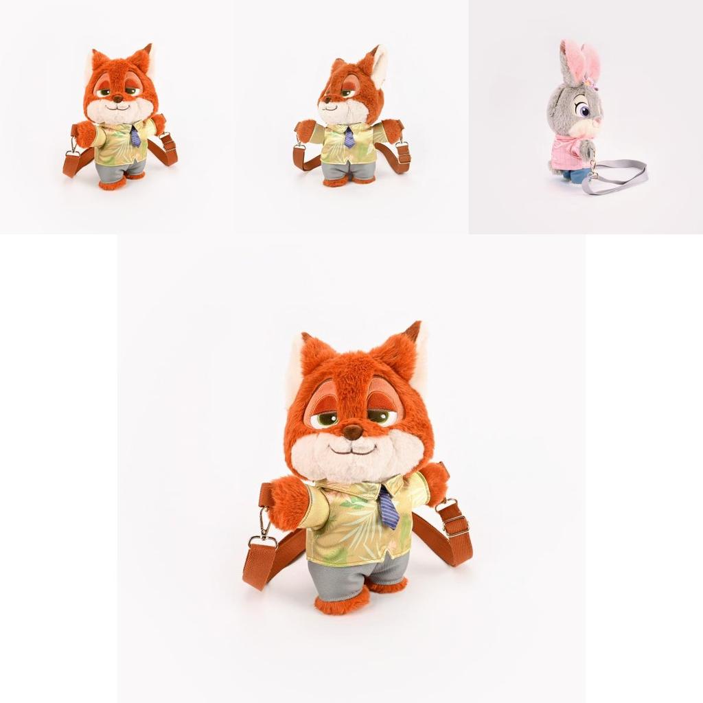 Zootopia Judy Hopps Nick Wilde Plush Toy Bag With Pp Cotton Filling For Kids And Collectors