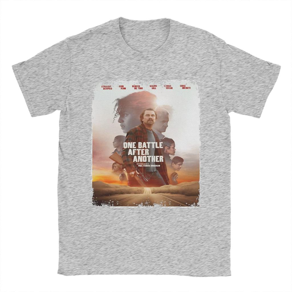 One Battle After Another T Shirt Summer Hipster T-Shirts Man Cotton O-Neck Plus Size Tees Short-Sleeve Y2K Basic Tshirt