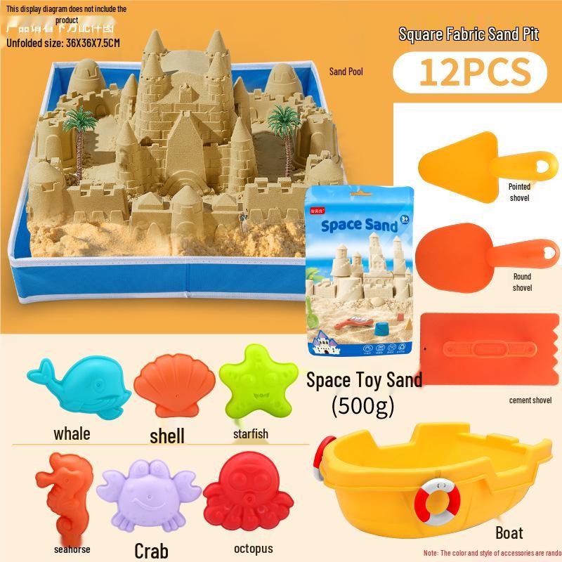 Children's Beach and Sand Play Set: Digging, Water Play, Shell Collecting, and Gardening Tools.