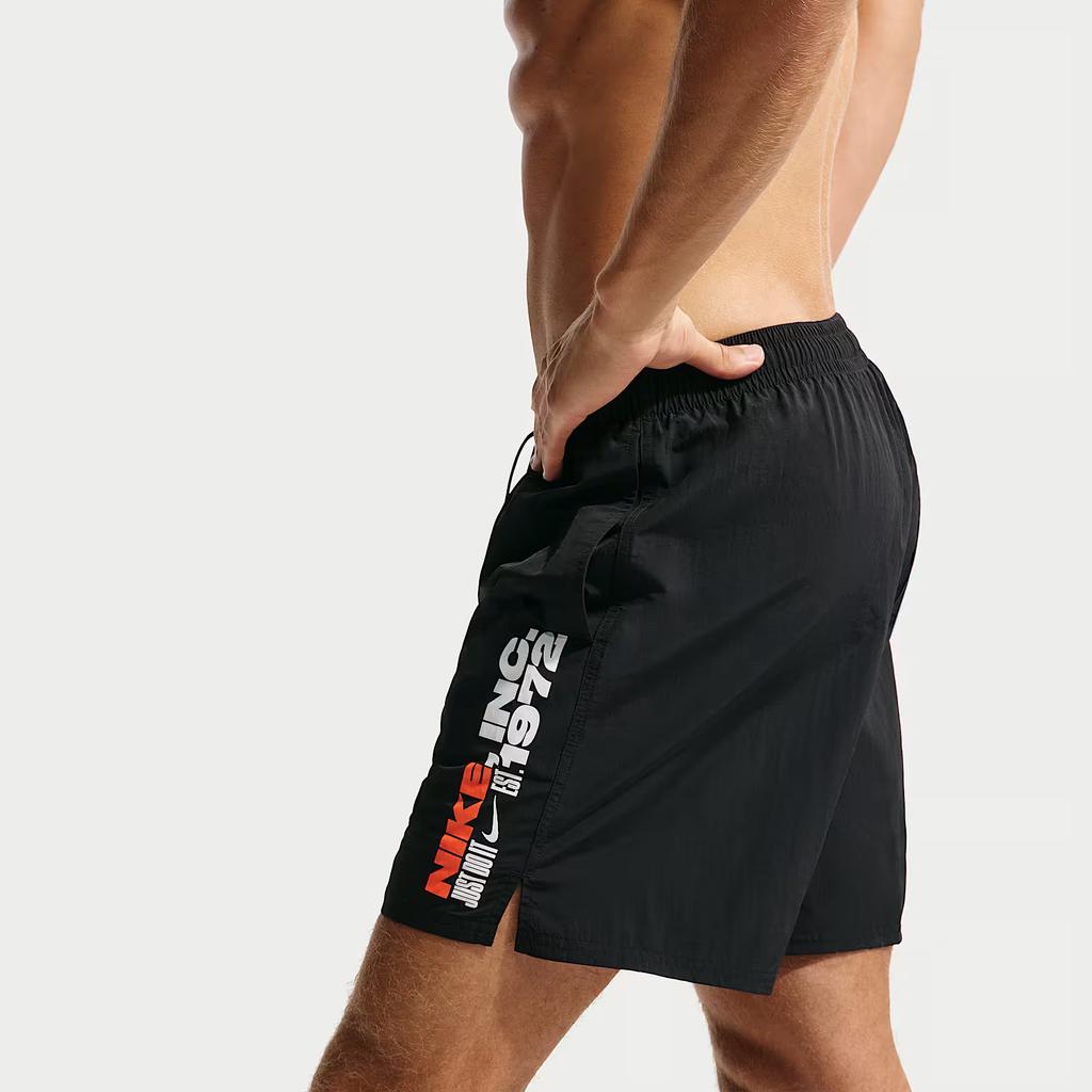 Nike Swim Breaker Mesh Solid Comfortable Swim Trunks Men swimwear IQ7988-010