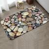 1 יחידה שטיח רצפה בדוגמת אבן לבית, חדר אמבטיה, שטיחים סופגים, שטיחים מונעי החלקה, ציוד לקישוט הבית