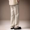 High-end Old Money Wind Tencel Linen Drape Casual Pants Men's Summer Thin Loose Straight Cool Business Trousers
