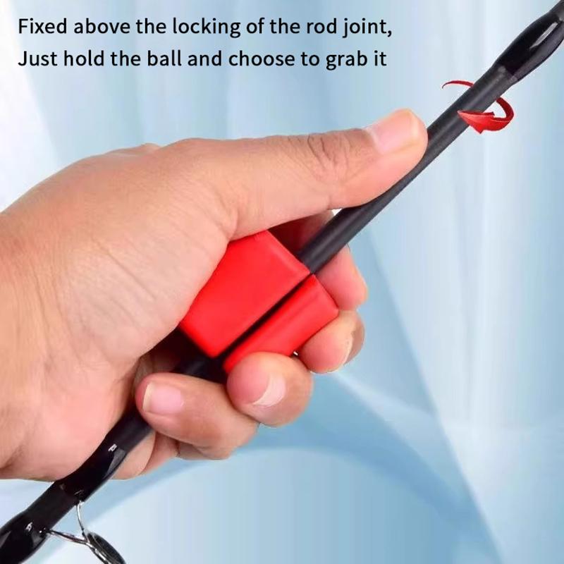 5/10Pcs Portable Fishing Rod Holder Ball Bundle Ball Fishing Storage Accessories Rod Tie Belt Lure Fishing Rod Tool