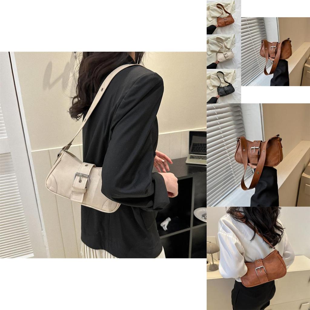 Chic Minimalist Pu Shoulder Bag For Women Trendy Street Style Dumpling Shape