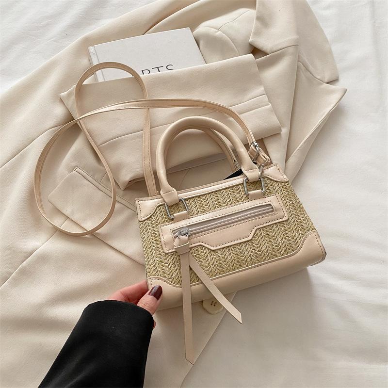 Handbag Bag Women's 2025 New Trendy Fashion Retro Small Square Bag Texture Niche Casual Ins Shoulder Messenger Bag