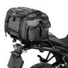 KEMIMOTO Seat PVC Waterproof Touring Bag with Rain Rear Bag for Deformation Luggage Fixation Compatible Bag, Material, Expandable, 30-45L, Cover,
