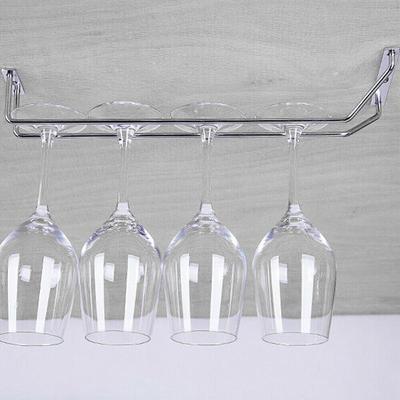 Weinglasregal Champagnerhalter Lagerregal Organizer Display Edelstahl