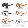 Retro UV-Schutz Runde Sonnenbrille Strand/Reise/Streetwear Vintage Shades Street Shooting Brille für Damen & Herren