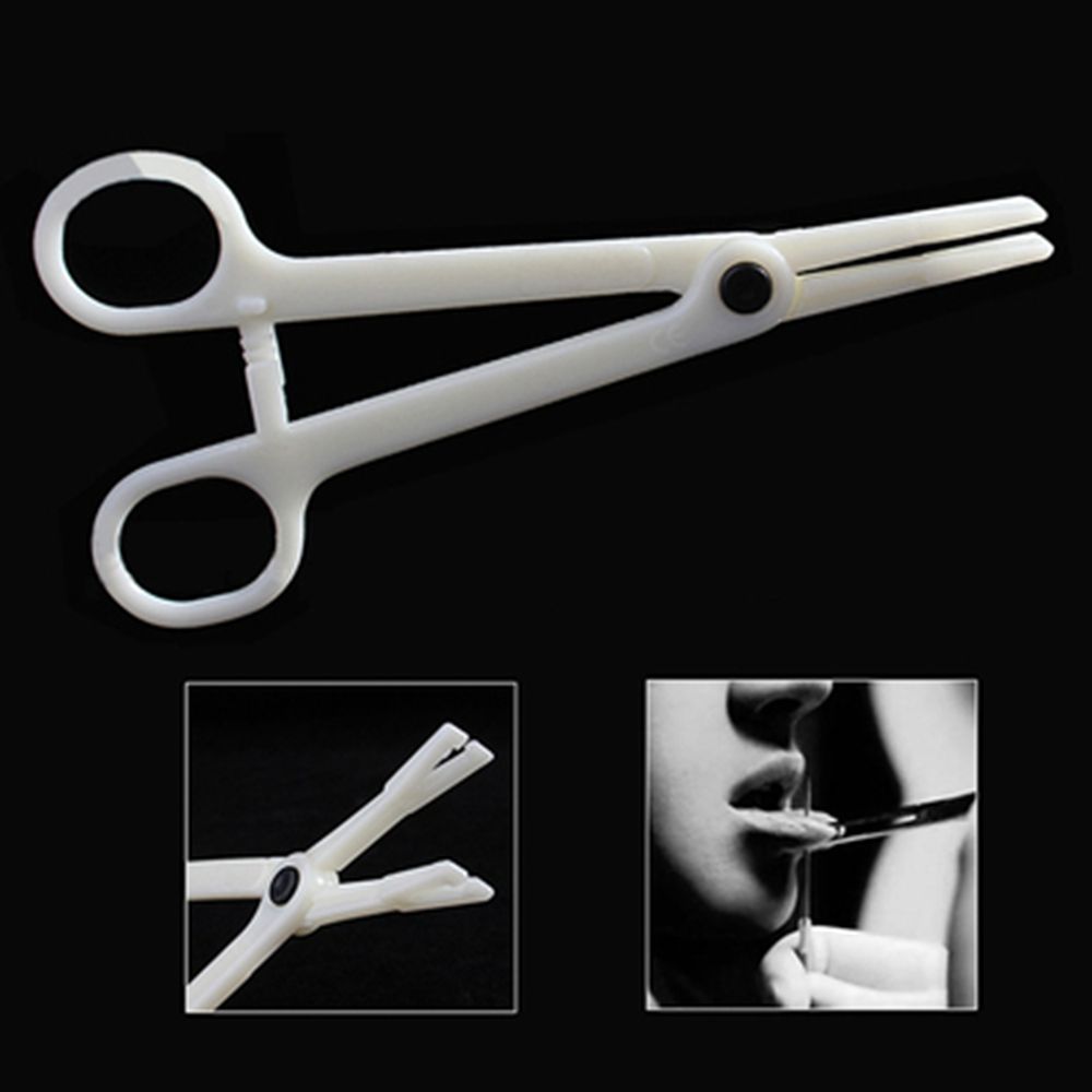 Pinzette Zange Klemme Punktionshilfen Piercingwerkzeug Professionelle Klemme Offenes Septum Ohr Lippe Bauchnabel Nase