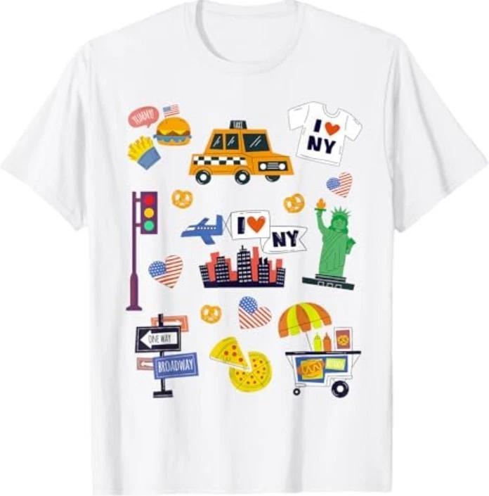 New York City Souvenir NY Icons Toddlers T-Shirt 2XL