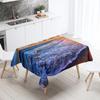 Sunset Evening Glow Scenery Table Cloth Wedding Party Restaurant Banquet Decor Stain Resistant Waterproof  Home