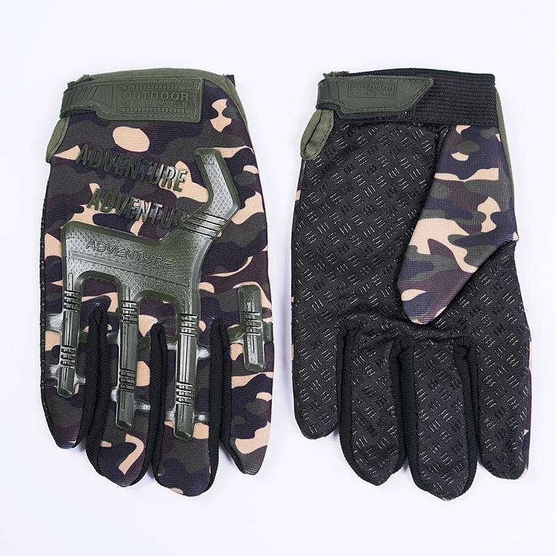 Tactical Gloves Full Finger Cycling Fighting Locomotive Mountaineering Outdoor Gloves Non-slip and Wear-resistant Spring and Autumn Models