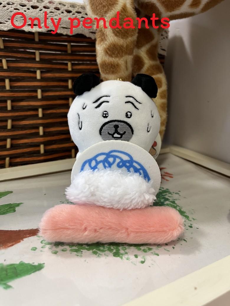 

Bear Joke Plush Pendant With Embracing Hazelnuts Sushi And Designs Mermaid Pug Sushi