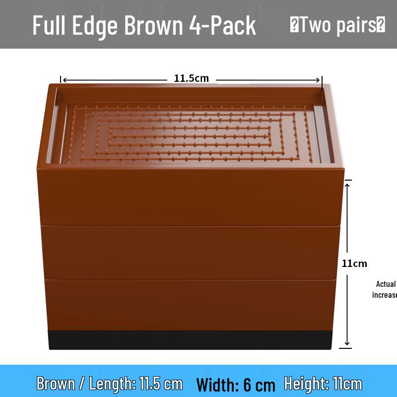 "Non-Slip Furniture Leg Pads: Height-Boosting Support for Tables & Sofas"