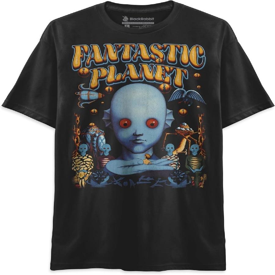 Fantastic Planet Retro Vintage Animated Sci-Fi Unisex Classic T-Shirt S чёрный