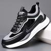 2025 Spring New Men's Sports Shoes Fashion Running Leather Cowhide Men's Shoes Platform Trend Color Matching Dad Shoes