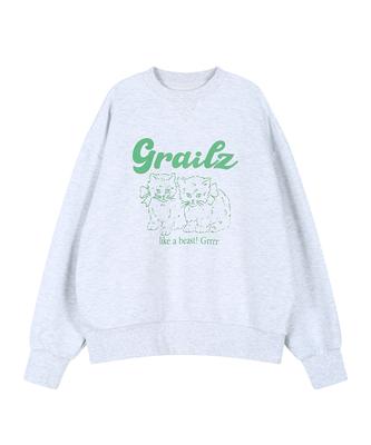 grailz Neko Dream Sweatshirt [Melange Gray]