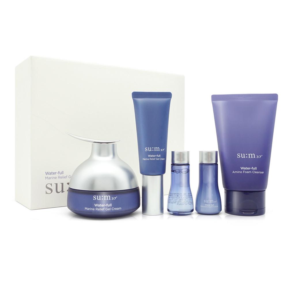 SUM37 Waterful Marine Relief Gel Cream Large Capacity Set (120ml+35ml)