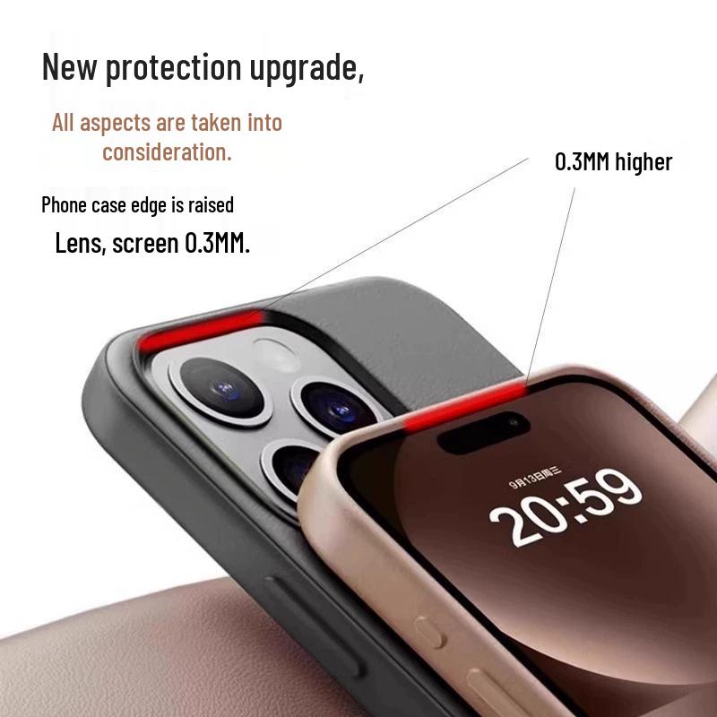 Apple iPhone 15 Pro Max Liquid Silicone Magnetic Case with Pop-up Animation