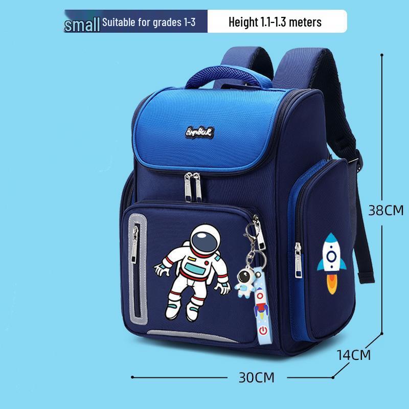 

Легкі шкільні ранці для 1-6 класів, які захищають хребет, для хлопчиків і дівчаток Astronaut Pendant + Pencil Set