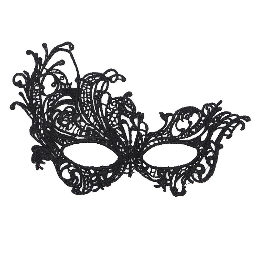 Maskenball Maske Spitze Ausgeschnitten Augenmaske Spitze Halbgesichtsmaske Kostüm für Party Halloween Maskenball