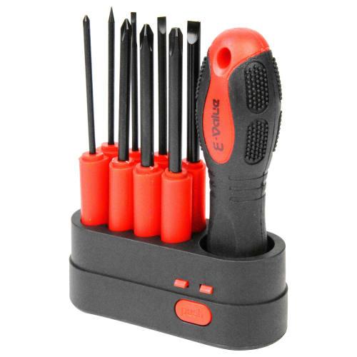 E-Value 8-Piece Driver Set with Power Grip Handles, ED-790