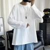 Sweat à capuche imprimé décontracté ample pour homme, haut à manches longues et col rond pour le printemps et l'automne
