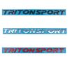 Tritonsport Letter Label Car Stickers Abs For Mitsubishi Triton Sport Body Tail Modified Accessories Trunk Sticker Decoration