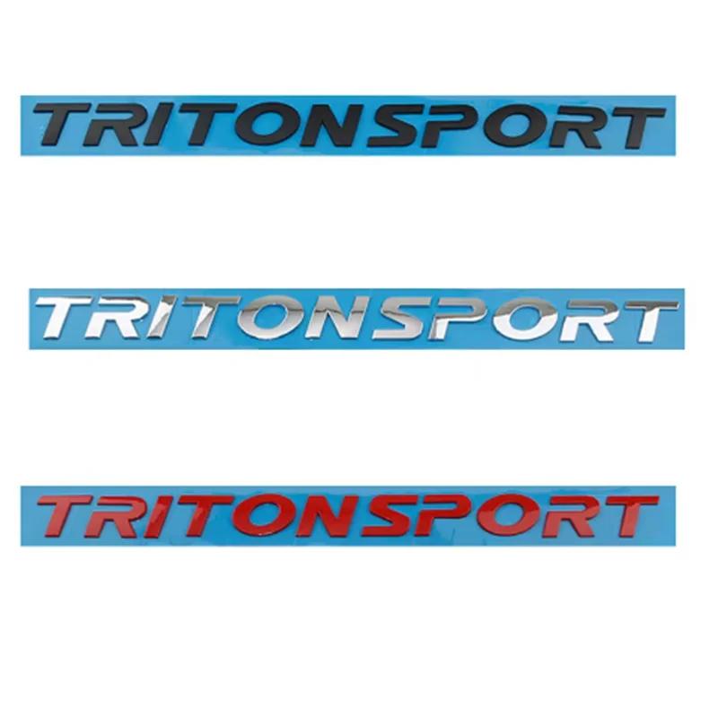 Tritonsport Letter Label Car Stickers Abs For Mitsubishi Triton Sport Body Tail Modified Accessories Trunk Sticker Decoration