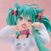 *Hatsune Miku Desktop Cute Action Figure 11cm Neko T-Shirt Ver. Anime Figurine Kawaii Girl Model Toy Gift
