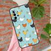 Cartoon Chicken Rooster Phone Case For Samsung Galaxy A54 A34 A14 A55 A35 A25 A15 A52 A32 A12 A51 A71 A13 A33 A53