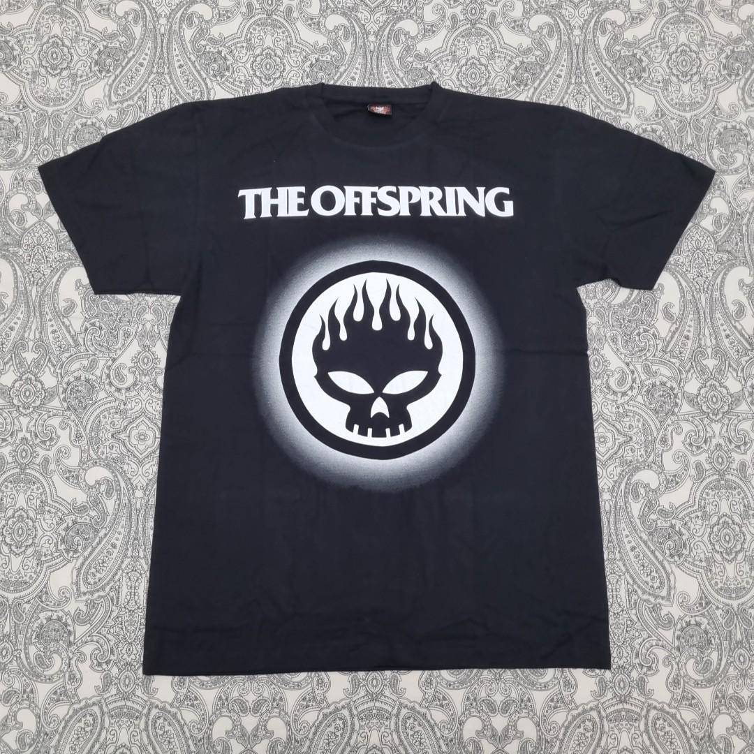 The Offspring T Shirt Mens Womens Tees Top Flaming Skull Logo Tour Band Graphic Print New 4XL