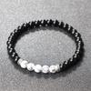 European & American Double Layer Stone Beaded Bracelet - 6mm Single Strand Yoga Energy Jewelry