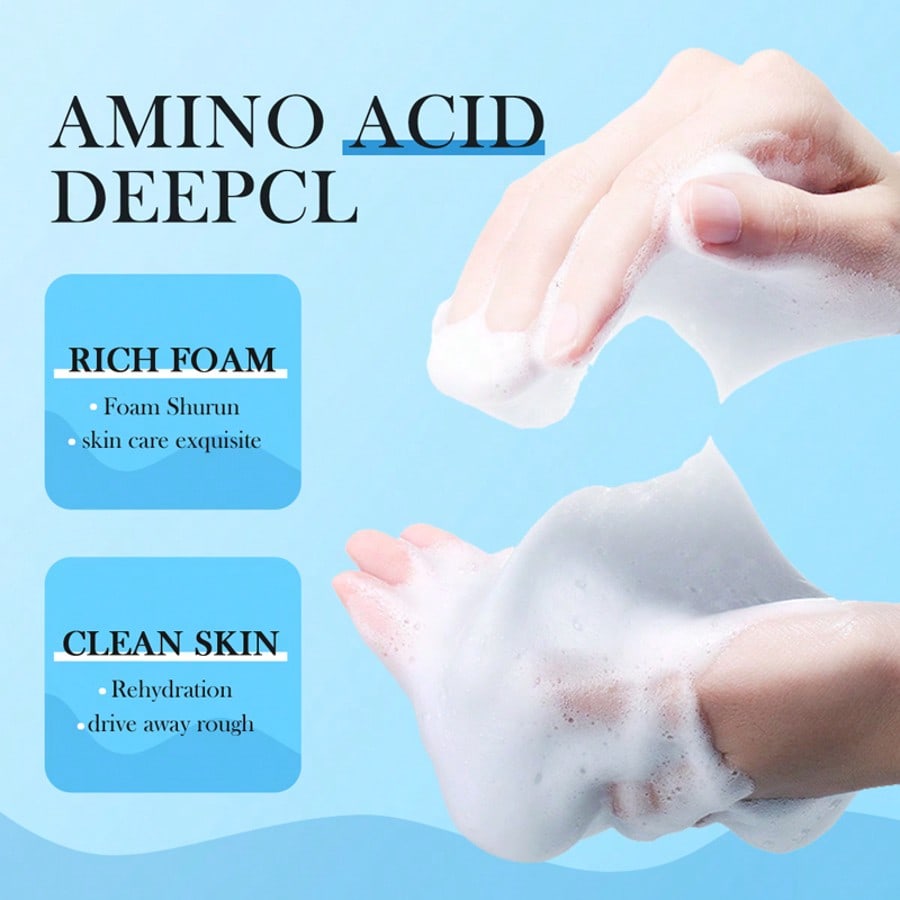 1PC Amino Acid Milk Facial Cleanser,Moisturize, Improve Acne-Prone Skin, Refine Pores And Firm,Clean