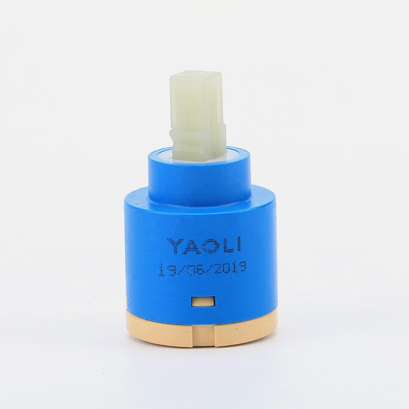 Ceramic Hot/Cold Faucet Cartridge Kit for Kitchen, Basin, and Shower Repair
