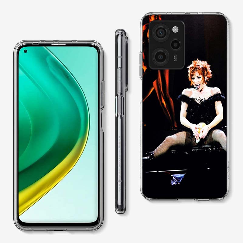 Mylene Farmer Hülle für Handyhülle für Xiaomi Poco M8 M7 M6 M4 M3 X7 X6 X4 Pro F7 Ultra M5S Mi 14 14T 15 15T 12T 10T Pro 12S 12 11 L