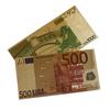 Set 8 buc/set Hârtie aurie bancnote Euro Colecție artizanat cu bani de hârtie bancnotă valută