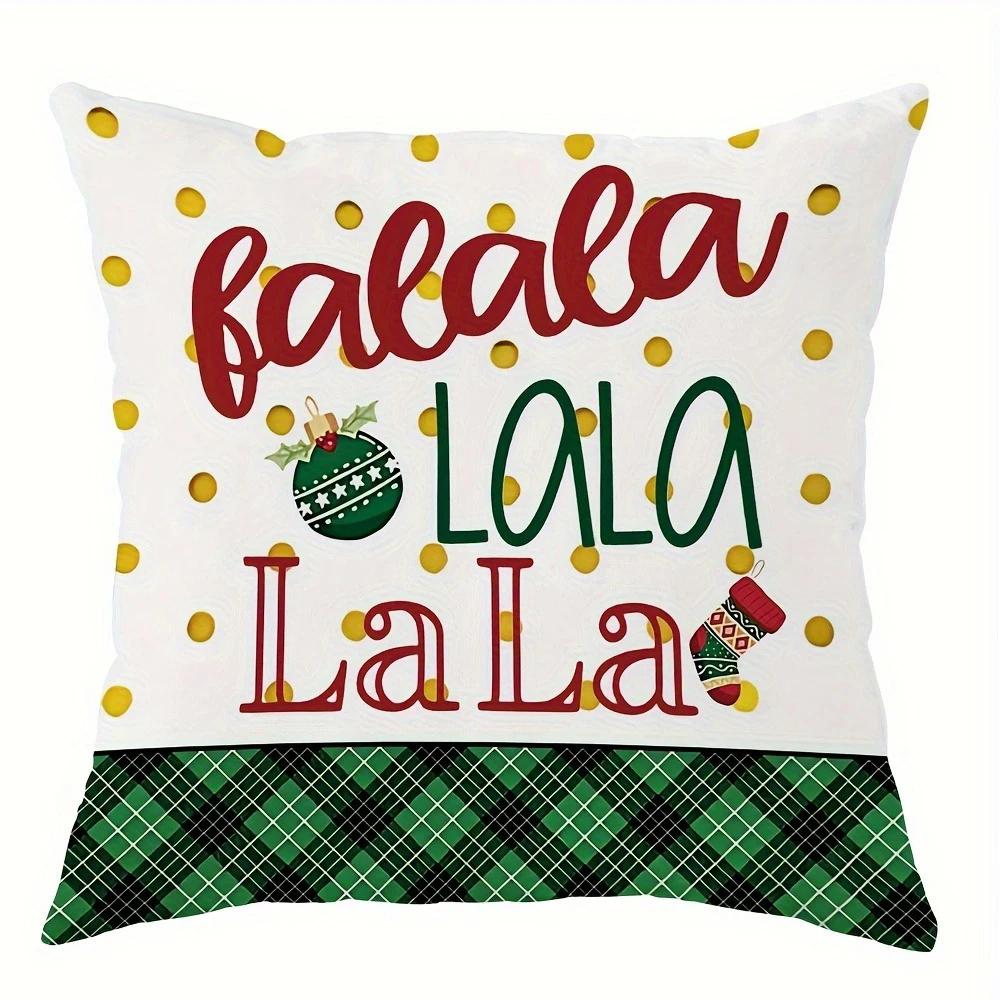 Weihnachtstag Party Dekoration Kissenbezug Nussknacker Prinzessin Muster ist geeignet für Zuhause Zimmer Wohnzimmer Sofa Kissenbezug